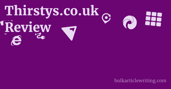 Thirstys.co.uk Review 1 by