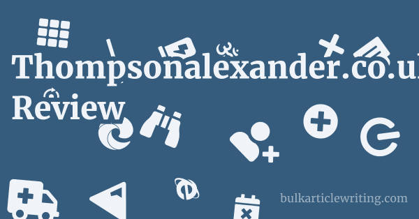 Thompsonalexander.co.uk Review 1 by