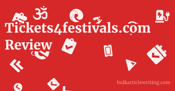 Tickets4festivals.com Review 1 by