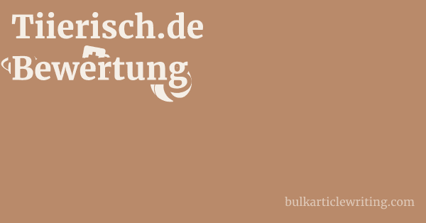 Tiierisch.de Bewertung 1 by