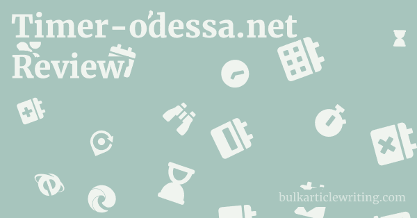 Timer-odessa.net Review 1 by Partners