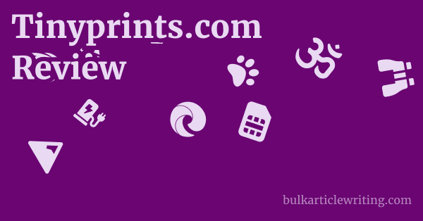 Tinyprints.com Review 1 by