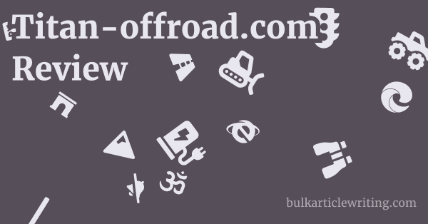 Titan-offroad.com Review 1 by