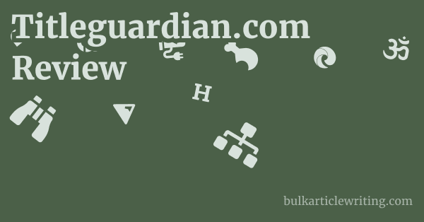 Titleguardian.com Review 1 by