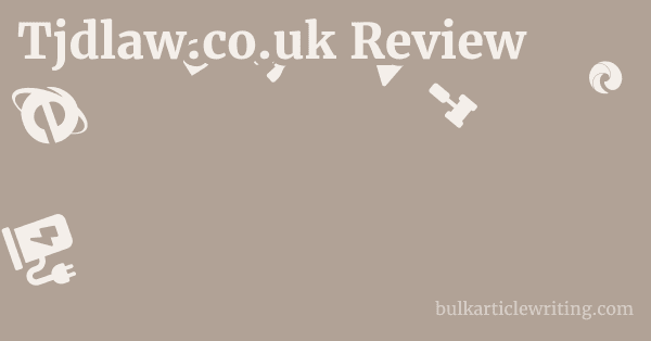 Tjdlaw.co.uk Review 1 by Partners