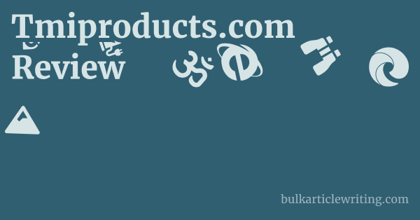 Tmiproducts.com Review 1 by