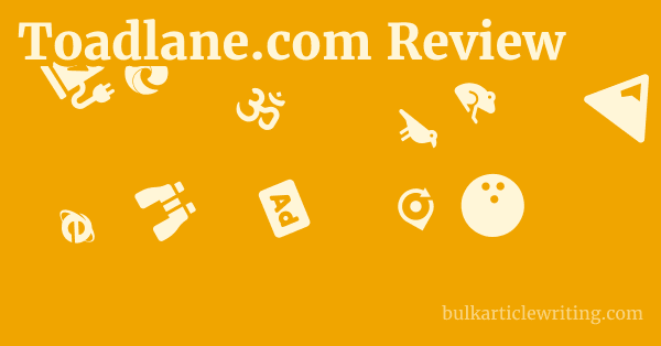 Toadlane.com Review 1 by