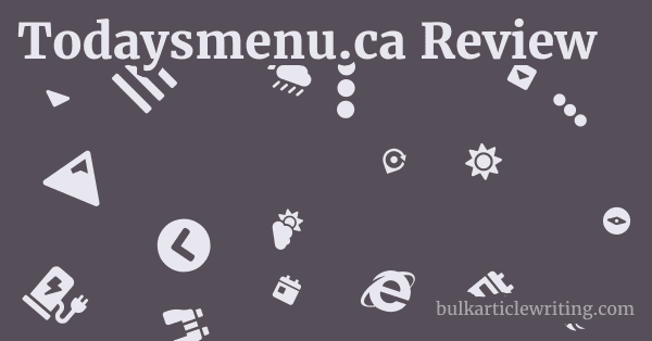 Todaysmenu.ca Review 1 by