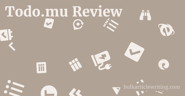 Todo.mu Review 1 by
