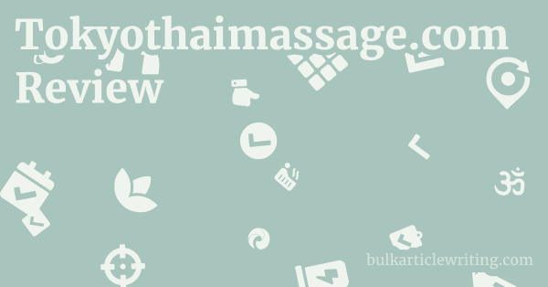Tokyothaimassage.com Review 1 by