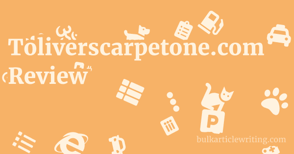 Toliverscarpetone.com Review 1 by