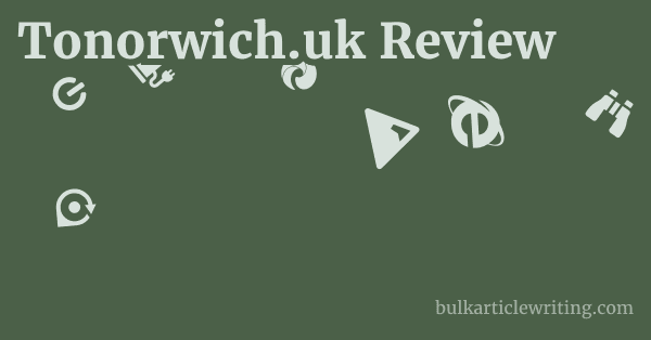 Tonorwich.uk Review 1 by