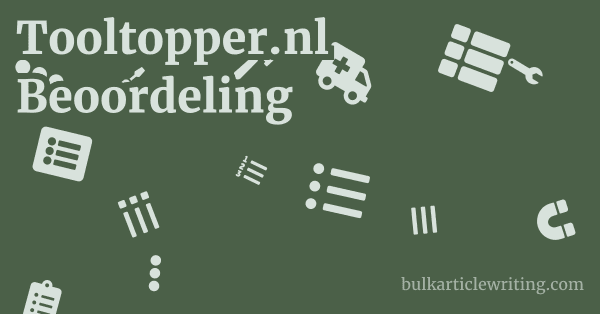 Tooltopper.nl Beoordeling 1 by