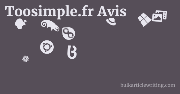 Toosimple.fr Avis 1 by