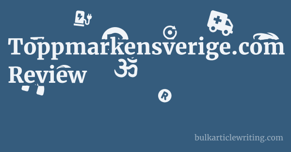 Toppmarkensverige.com Review 1 by Partners