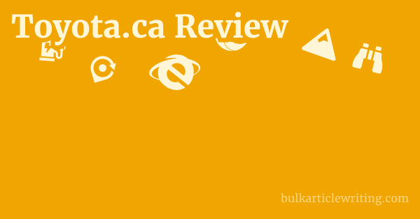 Toyota.ca Review 1 by