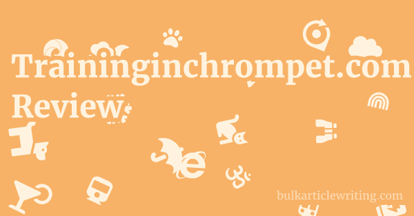Traininginchrompet.com Review 1 by