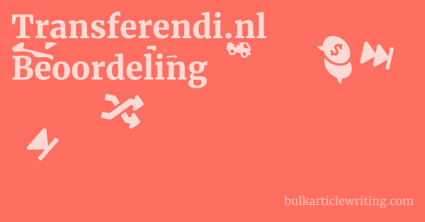 Transferendi.nl Beoordeling 1 by