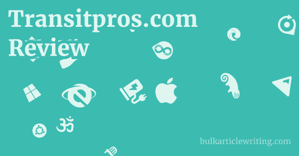 Transitpros.com Review 1 by