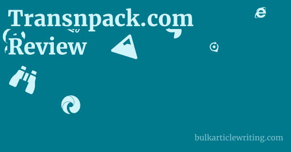 Transnpack.com Review 1 by