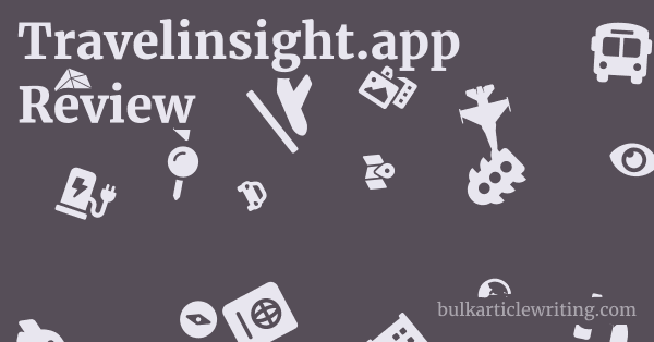 Travelinsight.app Review 1 by