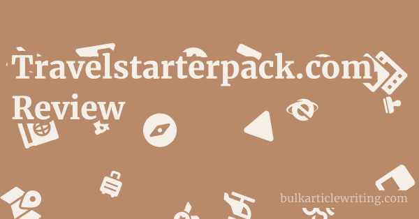Travelstarterpack.com Review 1 by