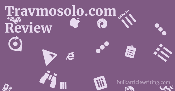 Travmosolo.com Review 1 by