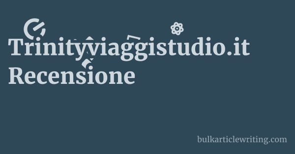 Trinityviaggistudio.it Recensione 1 by