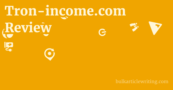 Tron-income.com Review 1 by Partners