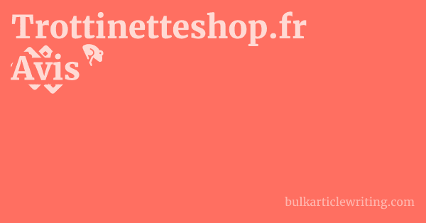 Trottinetteshop.fr Avis 1 by