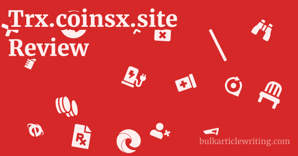 Trx.coinsx.site Review 1 by