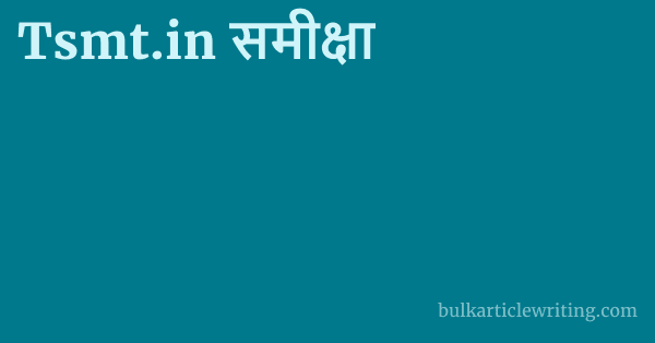 Tsmt.in समीक्षा 1 by Partners