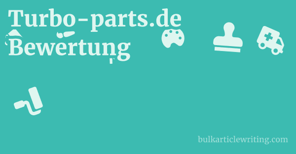 Turbo-parts.de Bewertung 1 by
