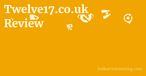 Twelve17.co.uk Review 1 by