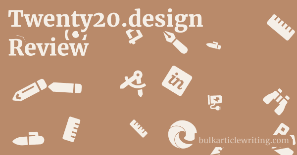 Twenty20.design Review 1 by