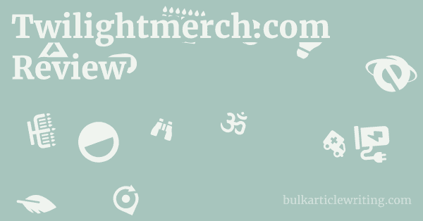 Twilightmerch.com Review 1 by