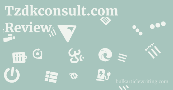 Tzdkconsult.com Review 1 by