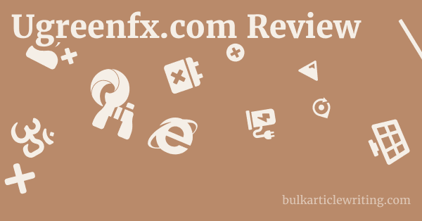 Ugreenfx.com Review 1 by