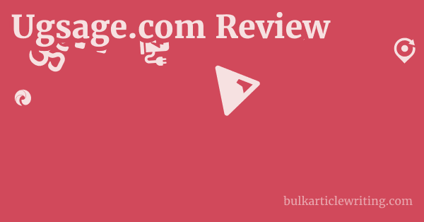 Ugsage.com Review 1 by