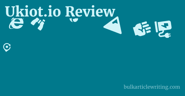 Ukiot.io Review 1 by