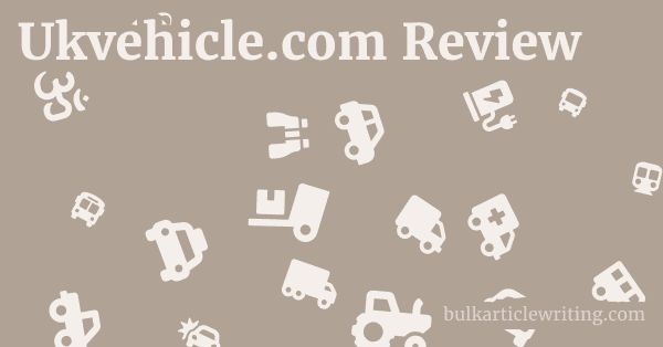 Ukvehicle.com Review 1 by