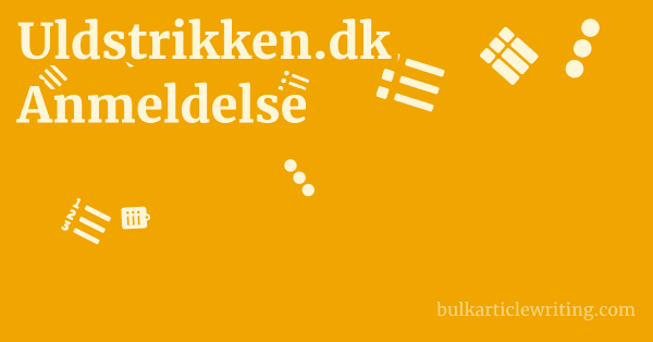 Uldstrikken.dk Anmeldelse 1 by Partners