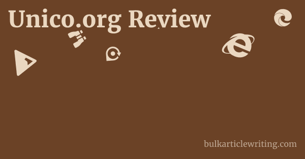 Unico.org Review 1 by