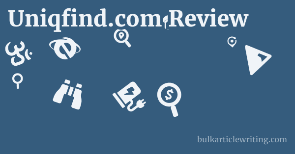 Uniqfind.com Review 1 by