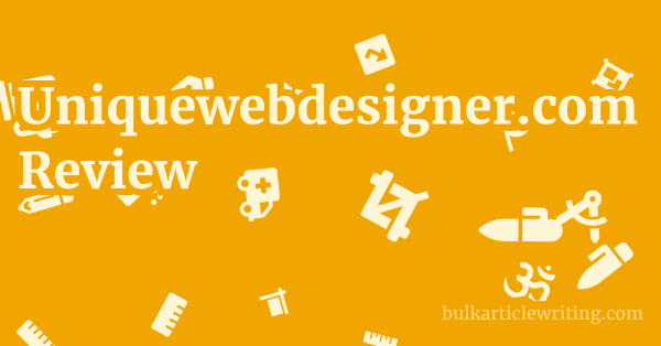 Uniquewebdesigner.com Review 1 by
