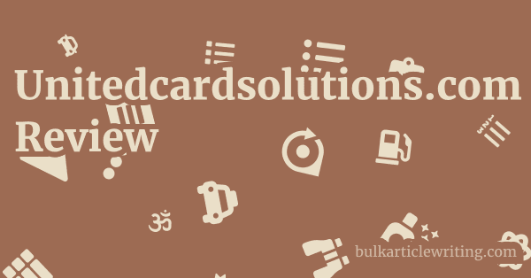 Unitedcardsolutions.com Review 1 by