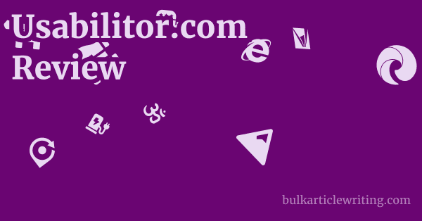 Usabilitor.com Review 1 by Partners
