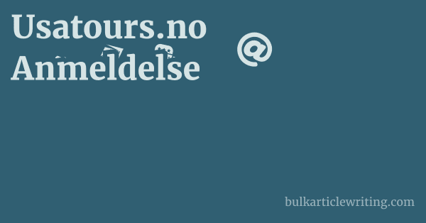 Usatours.no Anmeldelse 1 by Partners