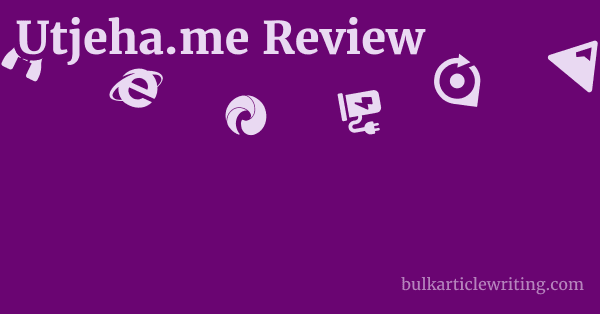 Utjeha.me Review 1 by