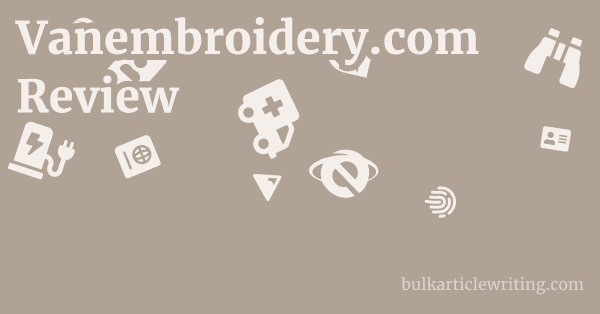 Vanembroidery.com Review 1 by Partners